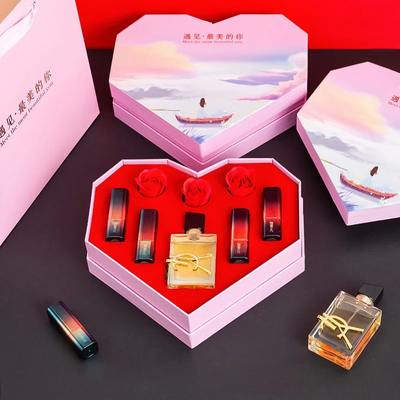 2023 Valentinstag Geburtstag Geschenkbox Verpackung Luxus Herz geformte Geschenkboxen für Valentinstag Geschenk Set Verpackung